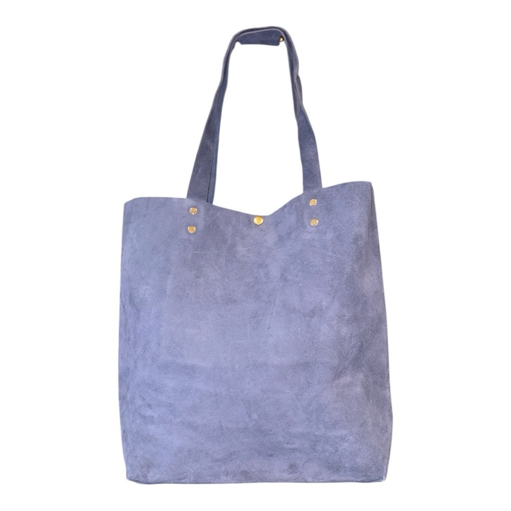 Tribe Alive Blue Suede Tote BP 4